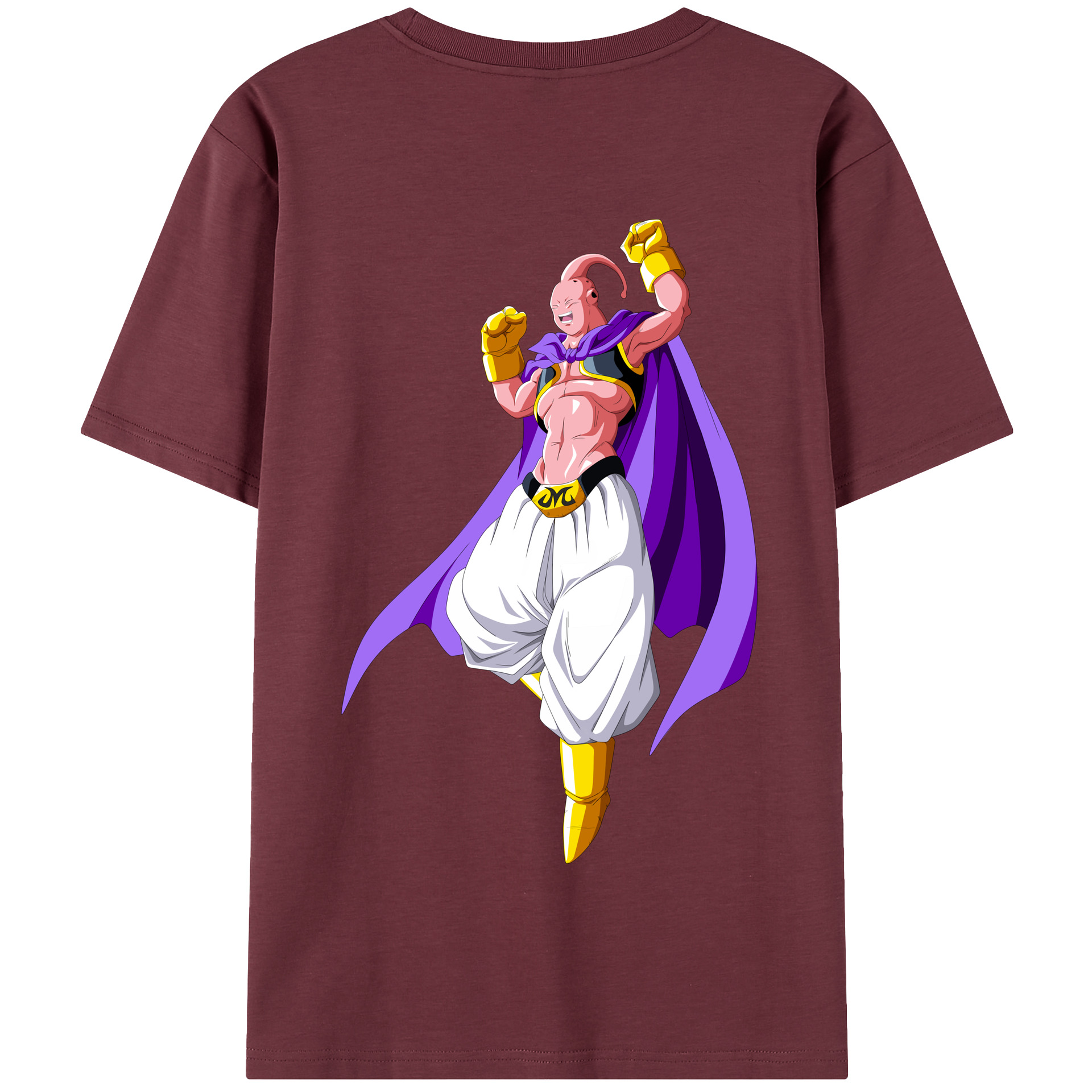 （画像用） ドラゴンボール 魔人ブウ DRAGON BALL Majin Buu 綿100％半袖Tシャツ（背面プリント）